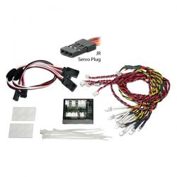 Kit déclairage HRC pour voiture rc avec contrôle télécommande