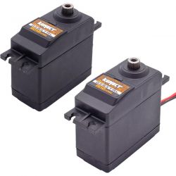 Konect lot de deux servos pignons m&eacute;tal 15kg et 30kg