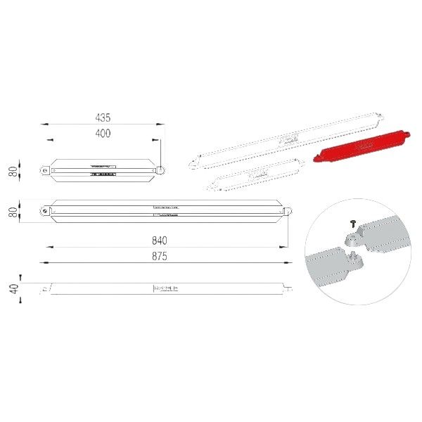 Kyosho Ensemble de barri&egrave;res de circuit 87131B