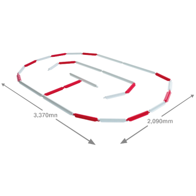Kyosho Ensemble de barri�res de circuit 87131B
