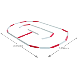 Kyosho Ensemble de barri&egrave;res de circuit 87131B