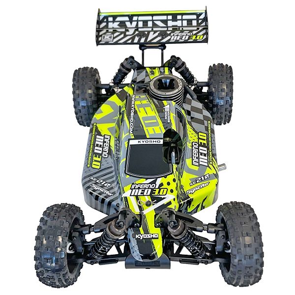 Buggy 1/10 thermique MHD Flash carrosserie jaune