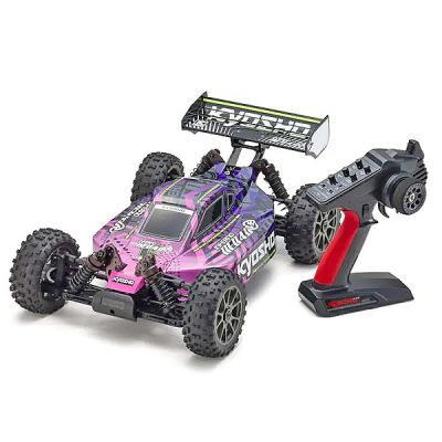 Kyosho Inferno NEO 4.0 VE 1/8 brushless carrosserie rose et violette 