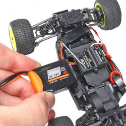 LOS-1392T Losi Micro Truggy 1/28 2WD RTR carrosserie silver 
