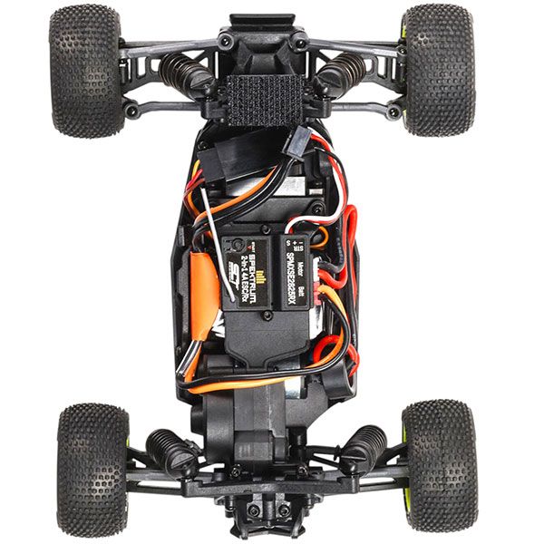 LOS-1392T Losi Micro Truggy 1/28 2WD RTR carrosserie silver 
