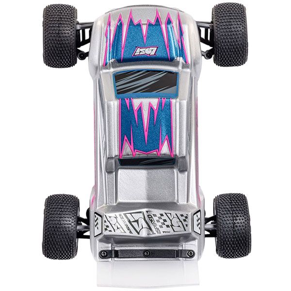 LOS-1392T Losi Micro Truggy 1/28 2WD RTR carrosserie silver 