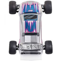 LOS-1392T Losi Micro Truggy 1/28 2WD RTR carrosserie silver 