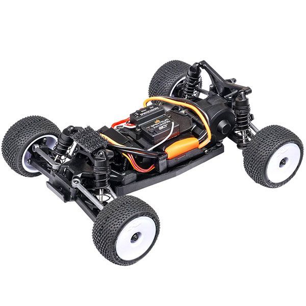 LOS-1392T Losi Micro Truggy 1/28 2WD RTR carrosserie silver 