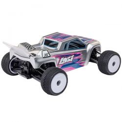 LOS-1392T Losi Micro Truggy 1/28 2WD RTR carrosserie silver 