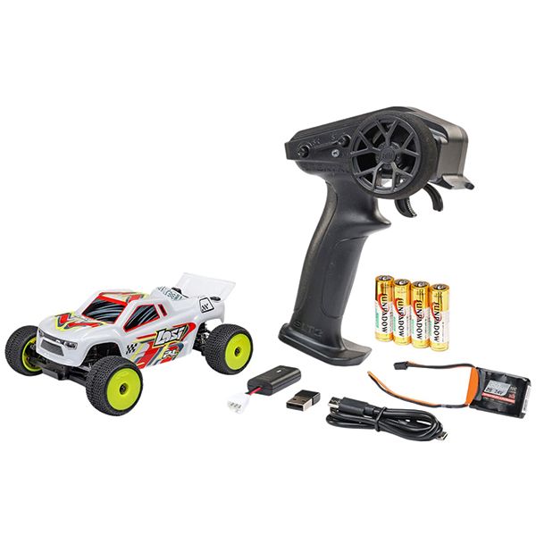 LOS-1392T1 Losi Micro Truggy 1/28 2WD RTR carrosserie blanche 