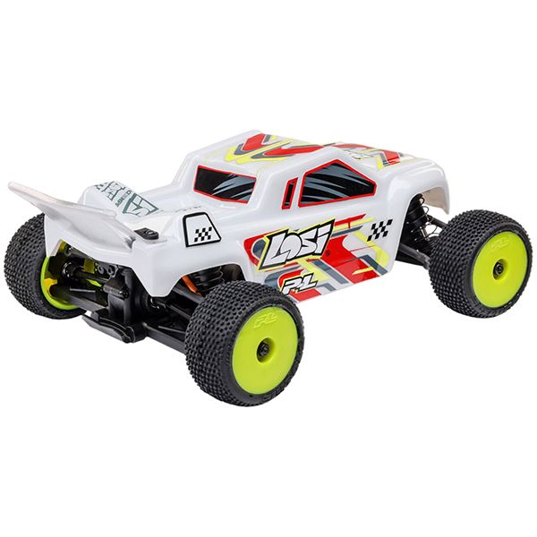 LOS-1392T1 Losi Micro Truggy 1/28 2WD RTR carrosserie blanche 