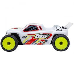 LOS-1392T1 Losi Micro Truggy 1/28 2WD RTR carrosserie blanche 