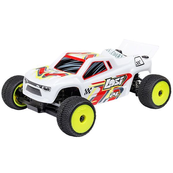 LOS-1392T1 Losi Micro Truggy 1/28 2WD RTR carrosserie blanche 