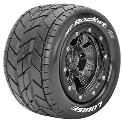 Louise RC MT-Rocket pneus montés sur jantes pour Traxxas Maxx L-T3328SB