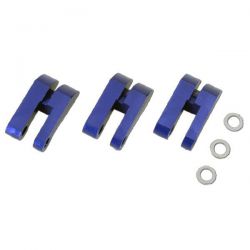 Masselottes alu 3 points bleues pour kyosho inferno mp9