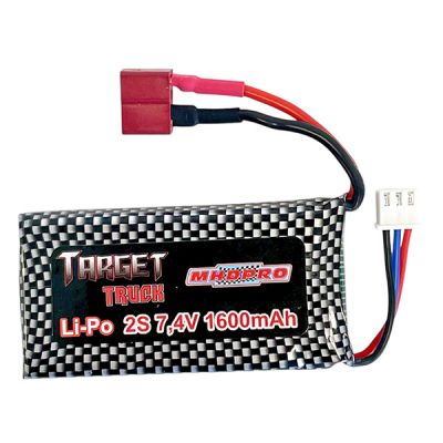 MHD batterie 7,4v 1600mah Li-Po 2S pour Target Z850343