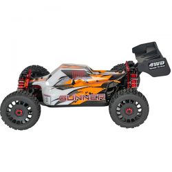 MHD Gunner 4S buggy 1/8 moteur brushless carrosserie orange Z630008B4S