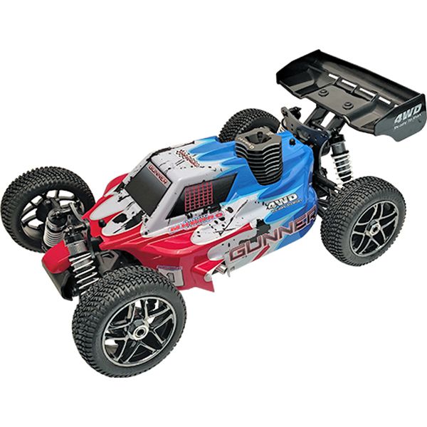 MHD Gunner V3 GP buggy 1 8 thermique carrosserie bleue