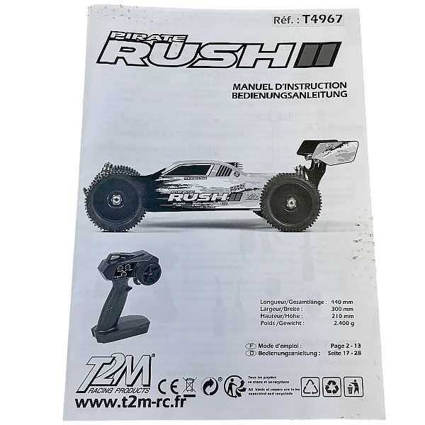 Mod&egrave;le d\'occasion Pirate Rush 1/10 thermique XL