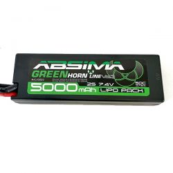Pack chargeur Absima cube 5A 50W + batterie Li-Po 2S 7,4V 5600mAh 60C