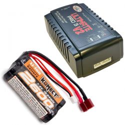 Pack chargeur MHD Ultimate 2A 25W + batterie Li-Po 2S 7,4V 2600mAh pour STX MTX