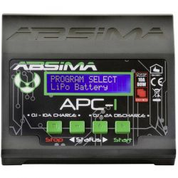 Pack chargeur polyvalent Absima APC-1 + une batterie Li-Po 2S 7,4V 5000mAh