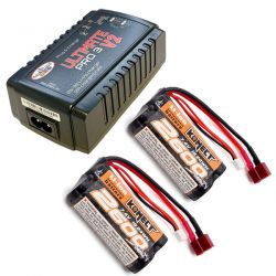 Pack chargeur Ultimate Pro3 25W + 2 batterie Konect Li-Ion 7,4V 2600mAh
