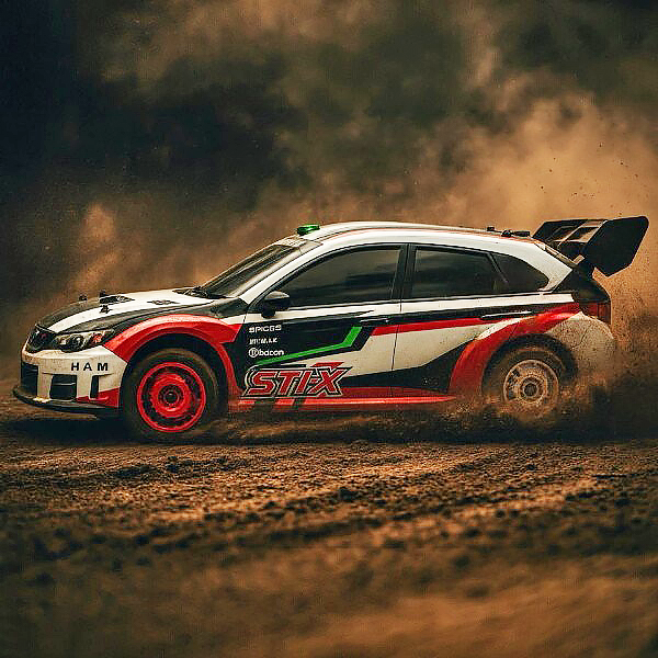 Pack &eacute;co Absima STi-X voiture RC rally 1/10 4WD moteur standard  
