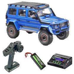 Pack éco Absima Wolf CR4.4 crawler scale 1/10 carrosserie bleue