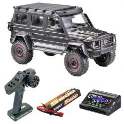 Pack éco Absima Wolf CR4.4 crawler scale 1/10 carrosserie noire