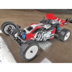 Pack eco Associated RB10 buggy 1/10 2WD brushless carrosserie rouge 90032