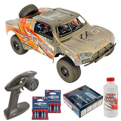 Pack �co FTX Zorro NT 1/10 thermique 4WD carrosserie orange