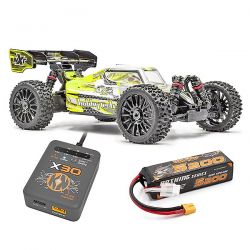 Pack éco Hobbytech Spirit NXT EVO RR Buggy 1/8 brushless 4S RTR jaune
