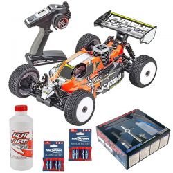 Pack éco Kyosho Inferno MP10 RTR 1/8 thermique