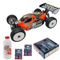 Pack éco Kyosho Inferno MP10 RTR 1/8 thermique