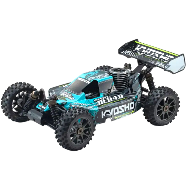 Pack &eacute;co Kyosho Inferno Neo 3.0 carrosserie bleue