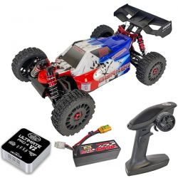 Pack éco MHD Gunner 4S buggy 1/8 brushless carrosserie bleue Z630008A4S