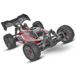 Pack éco Traxxas Jato BL-2S Buggy 1/8 brushless carrosserie rouge