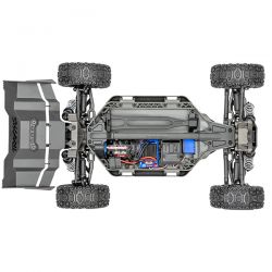 Pack éco Traxxas Jato BL-2S Buggy 1/8 brushless carrosserie rouge