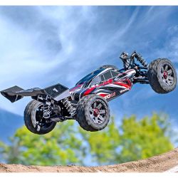 Pack éco Traxxas Jato BL-2S Buggy 1/8 brushless carrosserie rouge