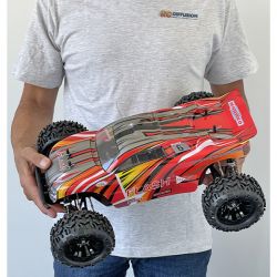 Pack eco truggy flash 4wd mhd rouge