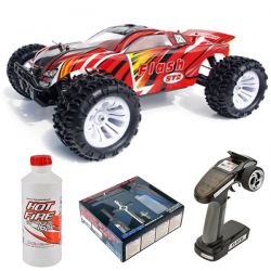 Pack eco Truggy Flash 4WD MHD rouge