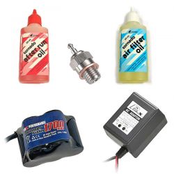 Pack essentiel pour voiture RC thermique