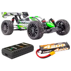 Pack Hobbytech Rogue Buggy V2 1/8 brushless carrosserie orange 