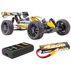 Pack Hobbytech Rogue Buggy V2 1/8 brushless carrosserie orange 1.ROGB.V2-02-PACK