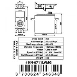 Pack télécommande + récepteur + batterie + chargeur + servomoteur