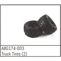 Paire de roues pour Truck 1/14 Absima abg174-003