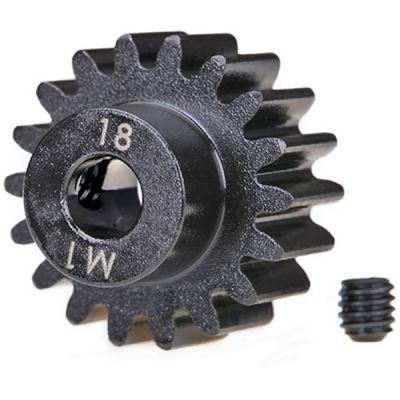 Pignon moteur m�tal 18 dents Traxxas 6491R