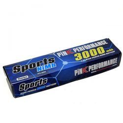Pink Performance batterie Ni-Mh 7,2V 3000mAh prise Tamiya PP2-3000T