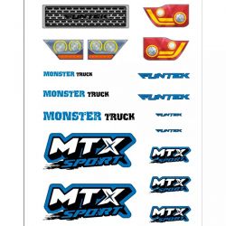 Planche de stickers pour MTX Funtek  FTK-21059